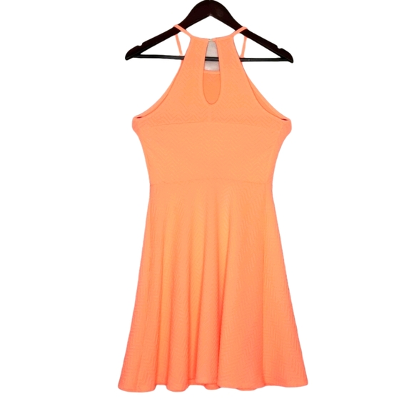 Mossimo Halter Light Orange/ Coral Dress - Picture 2 of 9